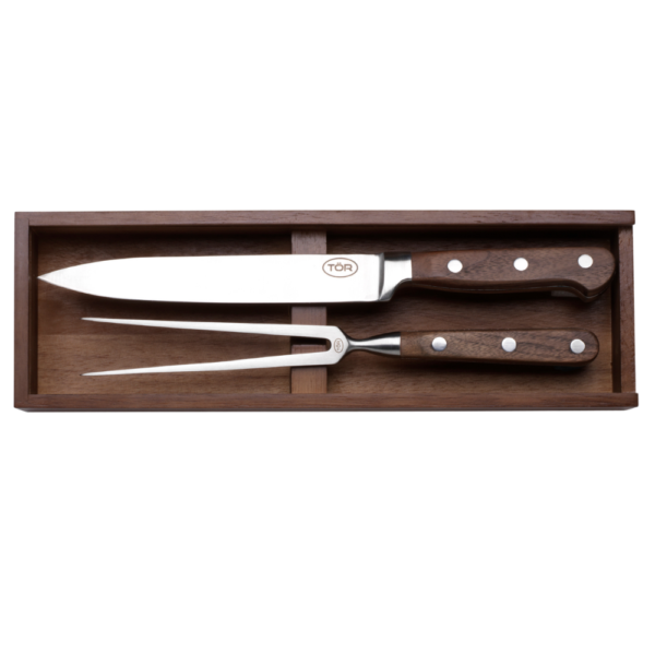 Meat Carving Knife Set and Fork in Gift Box