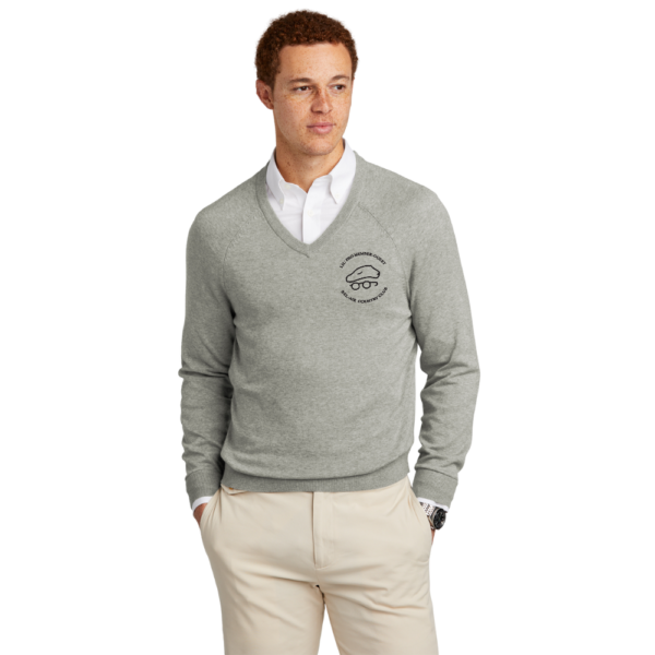 Brooks Brothers® Cotton Stretch V-Neck Sweater