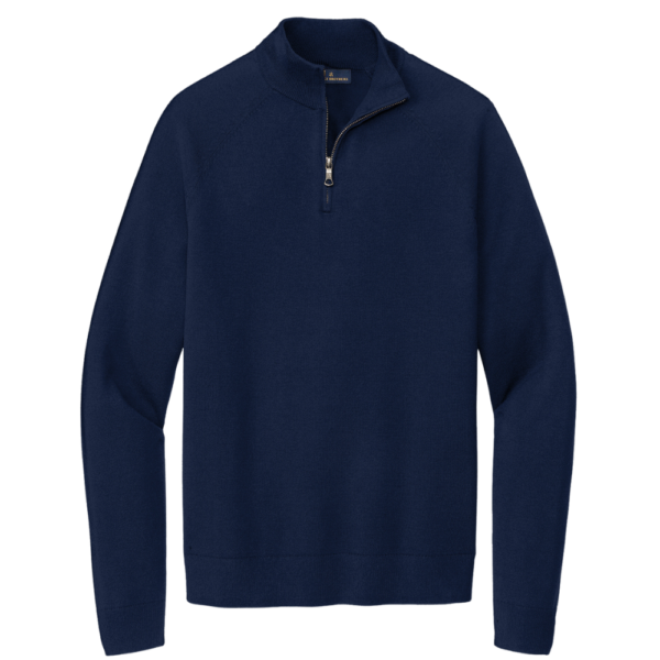 Brooks Brothers® Cotton Stretch 1/4-Zip Sweater