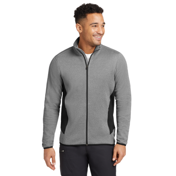 Eddie Bauer® Full-Zip Heather Stretch Fleece Jacket