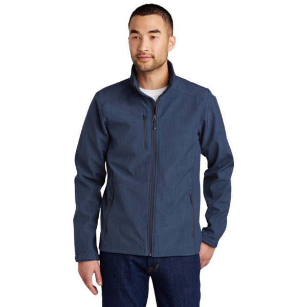 Eddie Bauer® Shaded Crosshatch Soft Shell Jacket