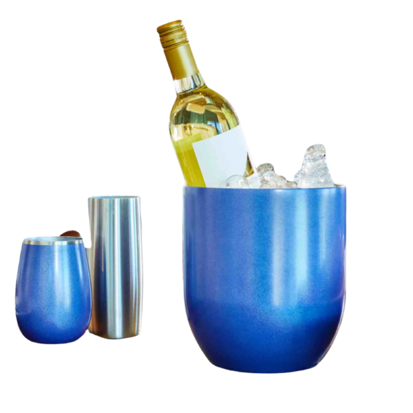 3L Insulated Ice Bucket with Lid and Tongs