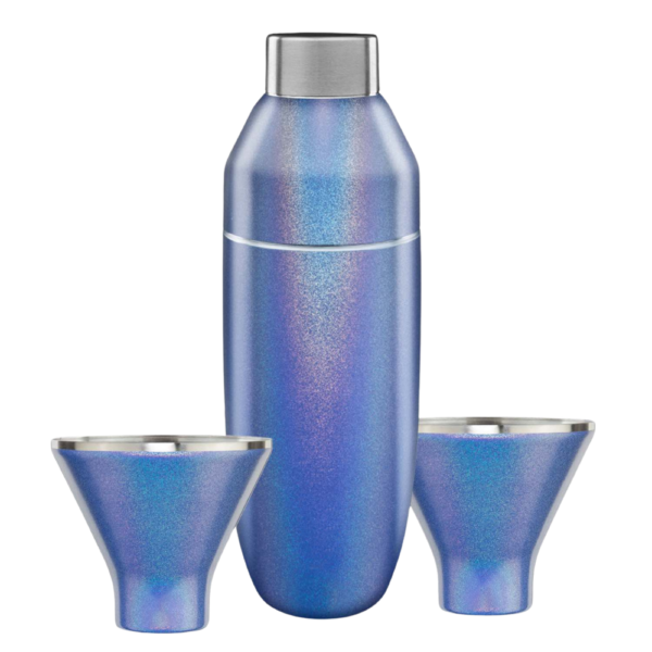 Insulated Cocktail Shaker and Martini Tumbler Barware Set