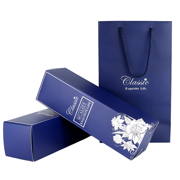 2-Bottle Wine Gift Box with Paper Bag