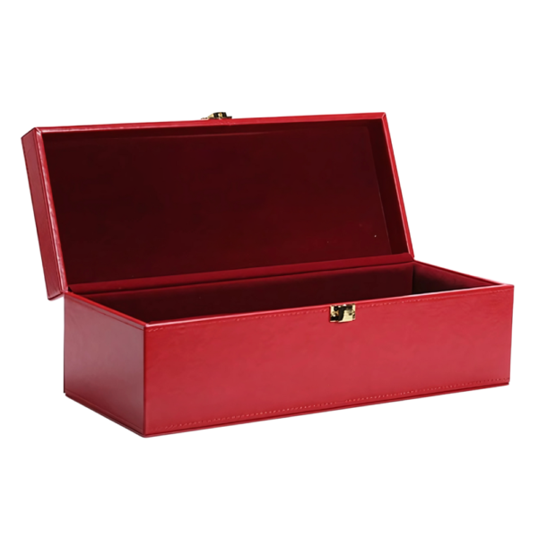 1-Bottle Premium PU Leather Wine Gift Box