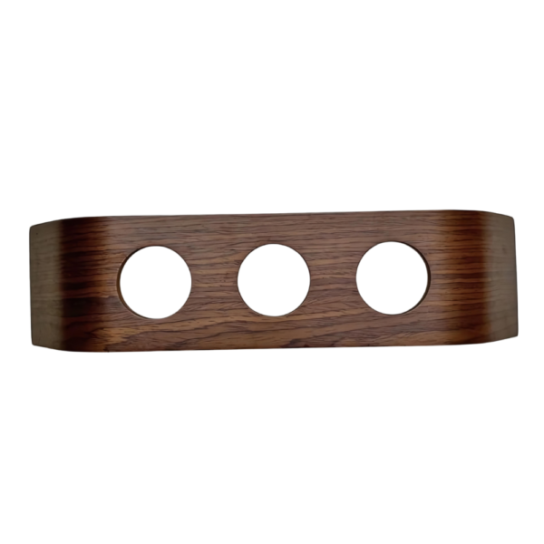 3-Ring Luxury Wooden Flight Tray